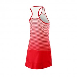 Женское платье Wilson Team Match (Red/White) для большого тенниса